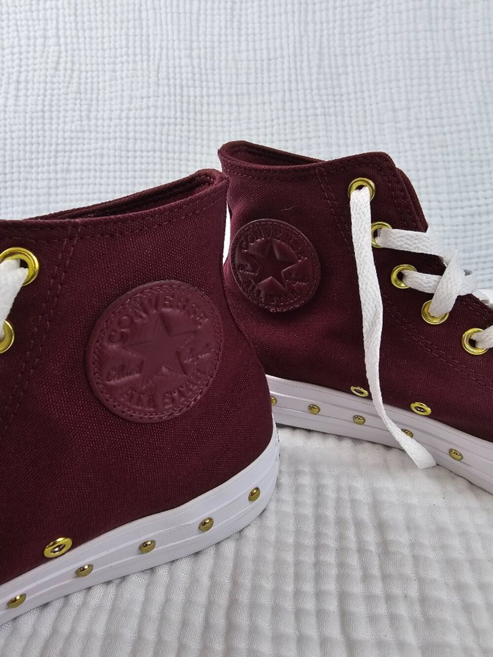 ✨Like New✨ Converse Chuck Taylor All Star High Top - Burgundy - Women's 8.5 - Picture 6 of 11